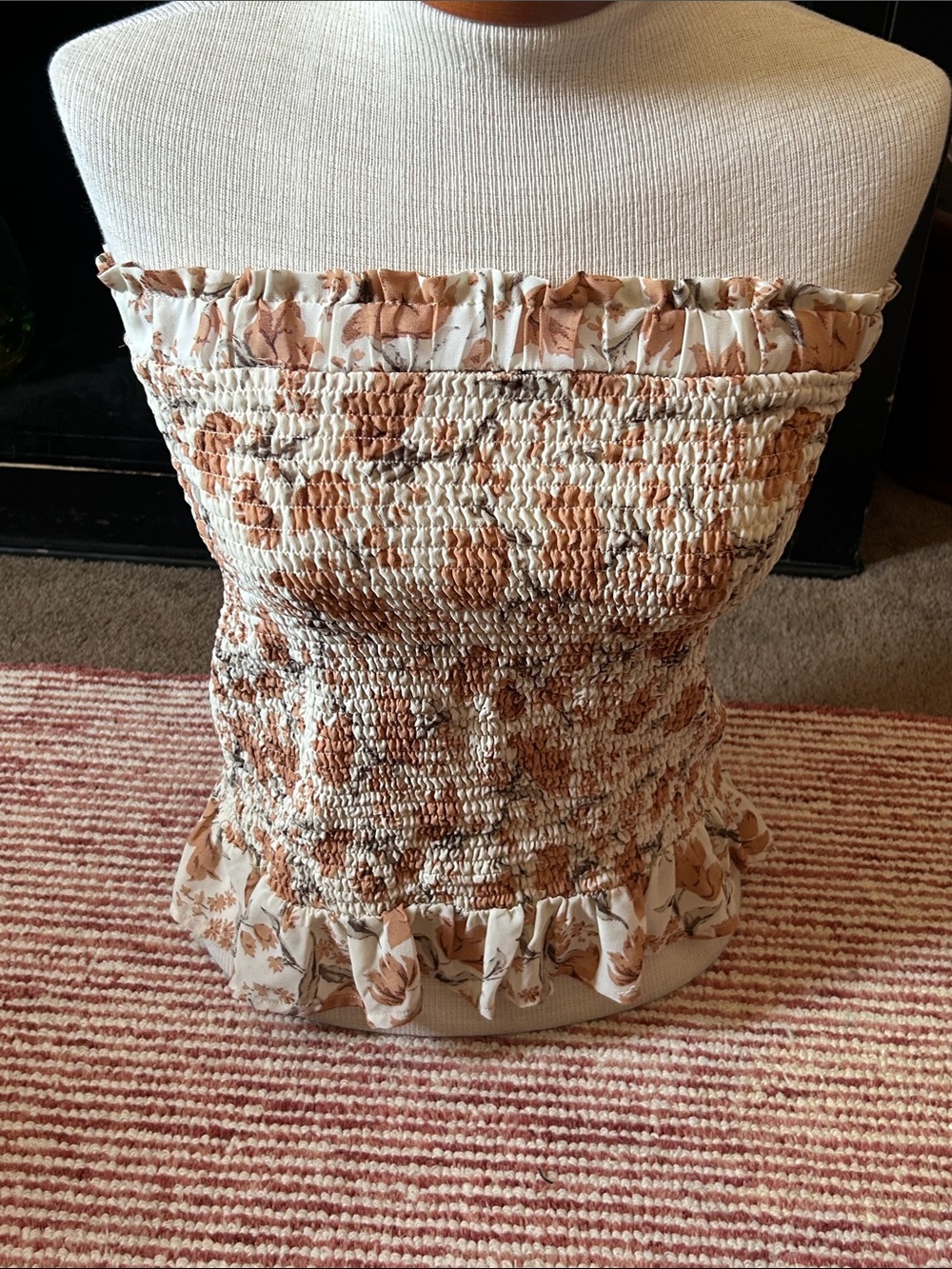 Blush Ribbed Tank Top - Picture 2 of 5